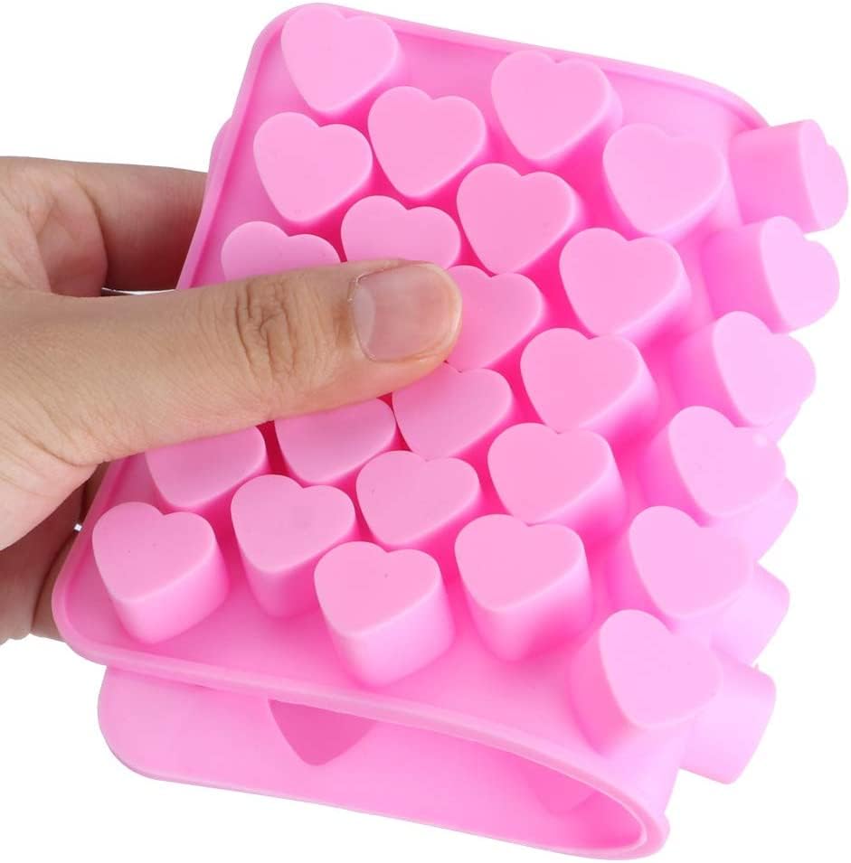 Silicone Mold Tray - 1/2 Pcs Mini Heart Silicone Molds