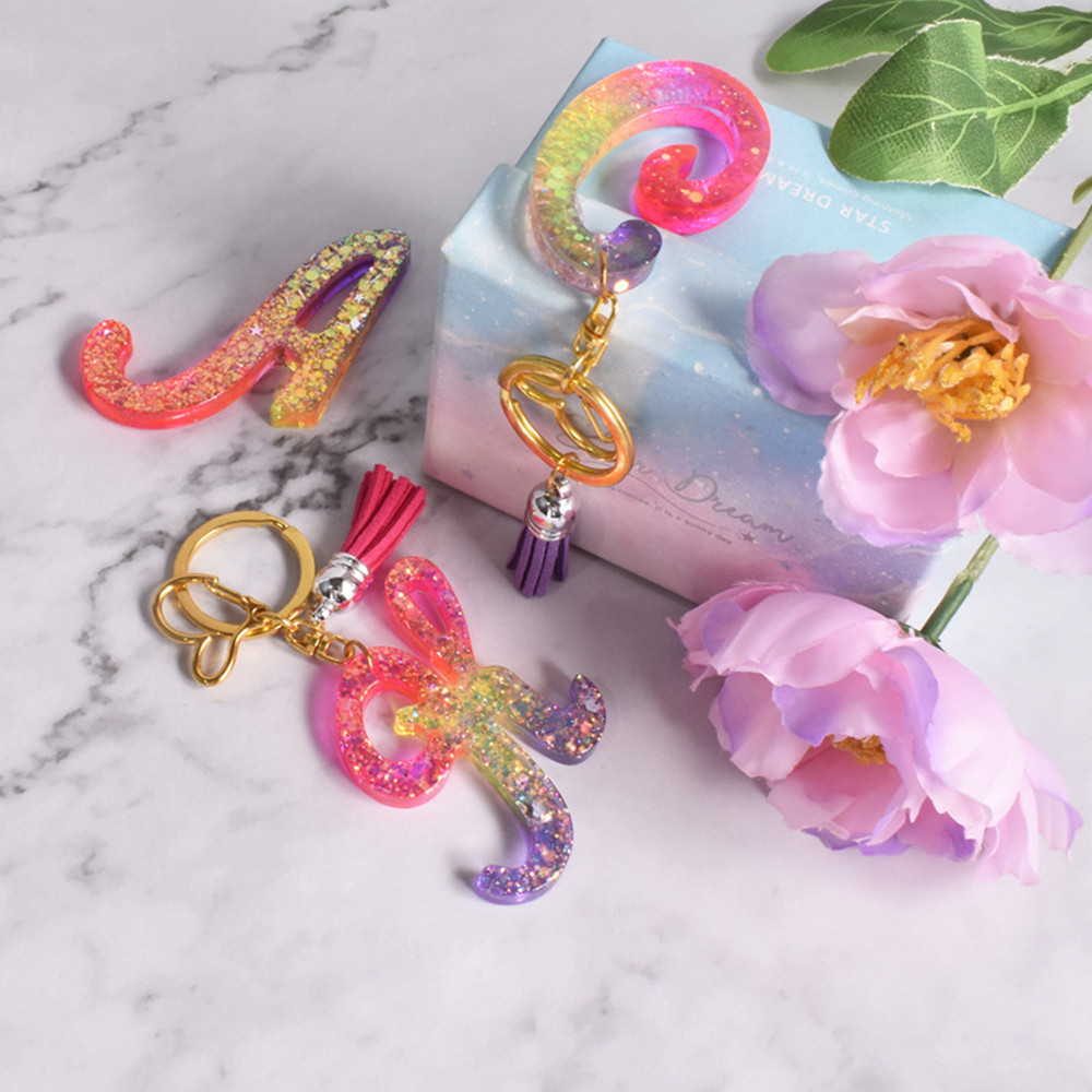 Alphabet Epoxy Resin Silicone  - Resin Jewelry Kit ulasan dan harga