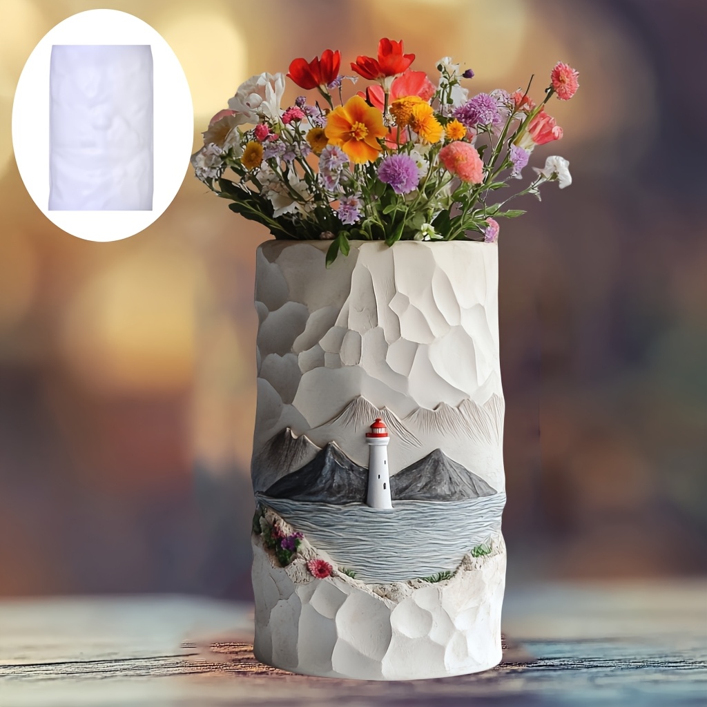 Sea Lighthouse Relief Flower P - Resin Ocean Wave Mold ulasan dan harga