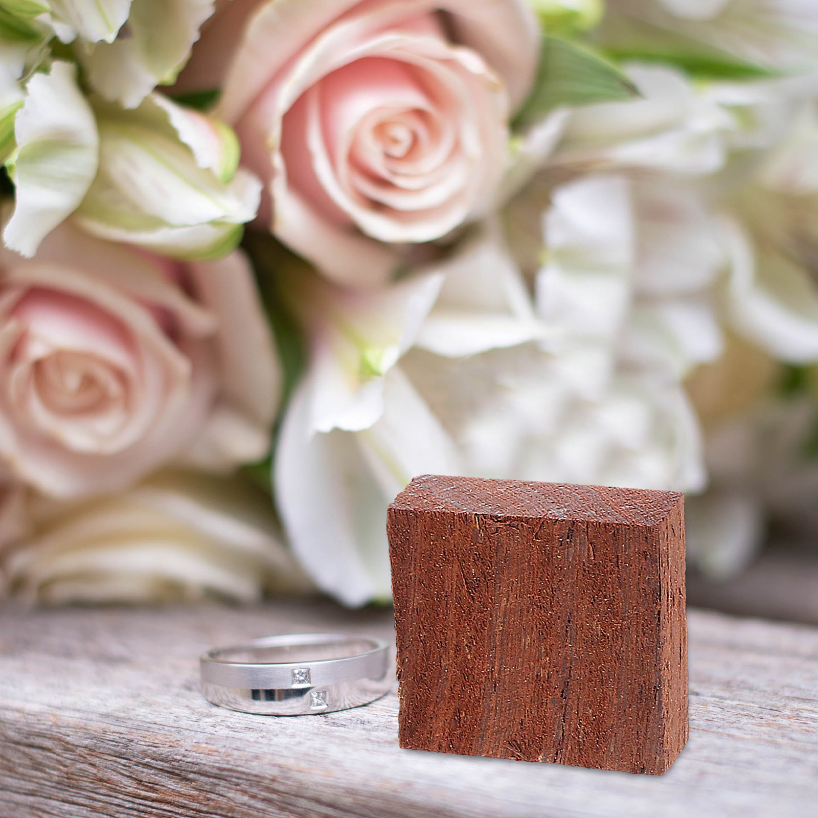 4Pcs Natural Handmade Wooden R - Wood Ring Blank ulasan dan harga