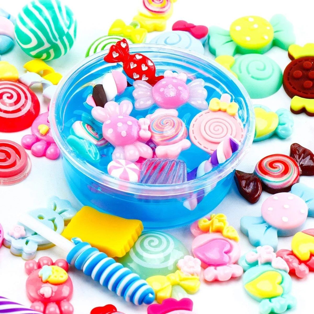 30pcs Random Candy Slime Charm - Resin Crafts Diy ulasan dan harga