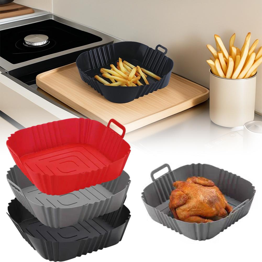 Reusable Airfryer Pan Liner Ac - Silicone Mold Tray ulasan dan harga