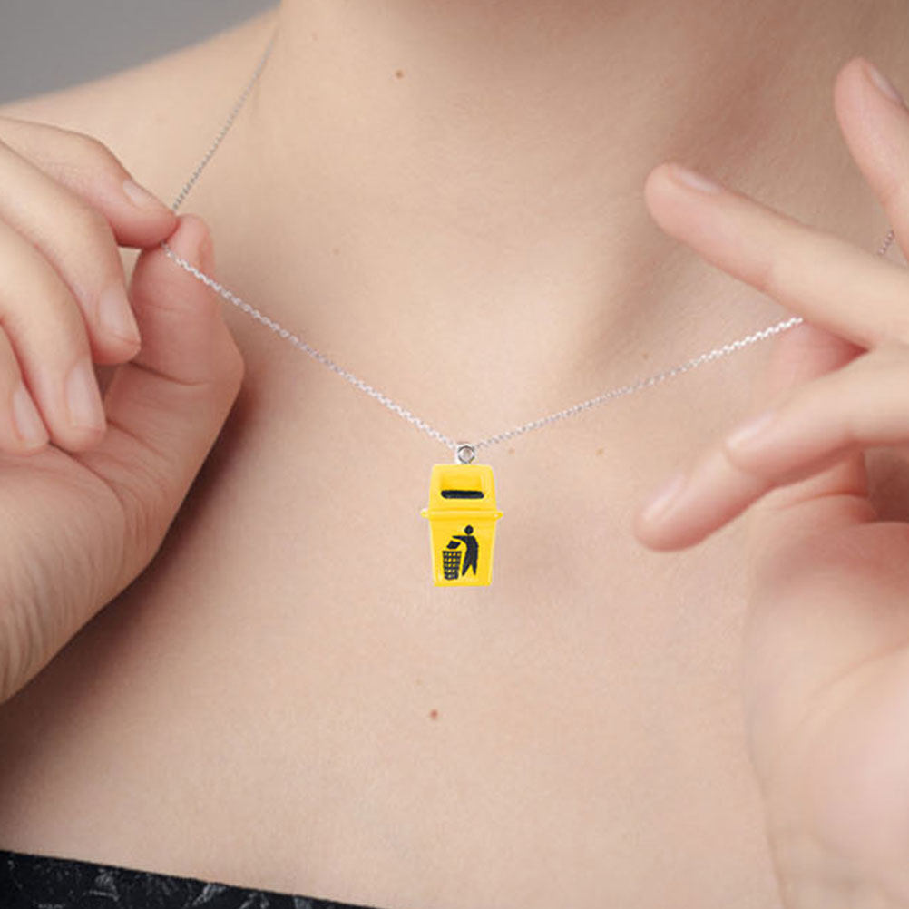 10Pcs Garbage Bin Charms Smoot - Resin Crafts Diy ulasan dan harga