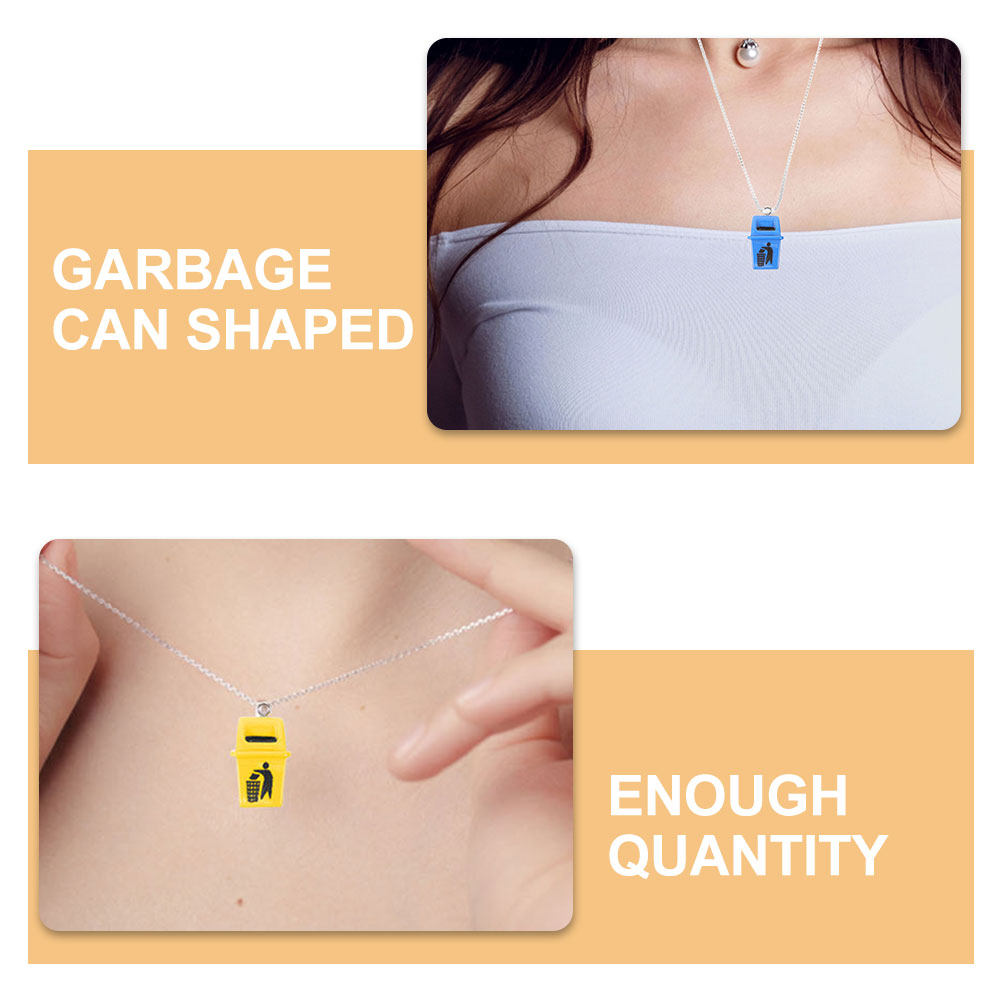 10Pcs Garbage Bin Charms Smoot - Resin Crafts Diy ulasan dan harga