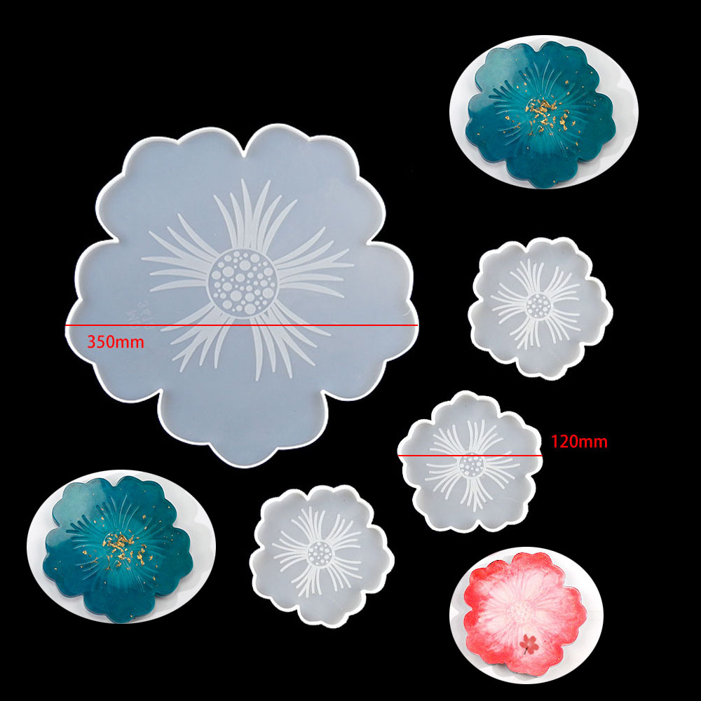 Large Flower Plate Pad Silicon - Epoxy Uv Resin Kit ulasan dan harga