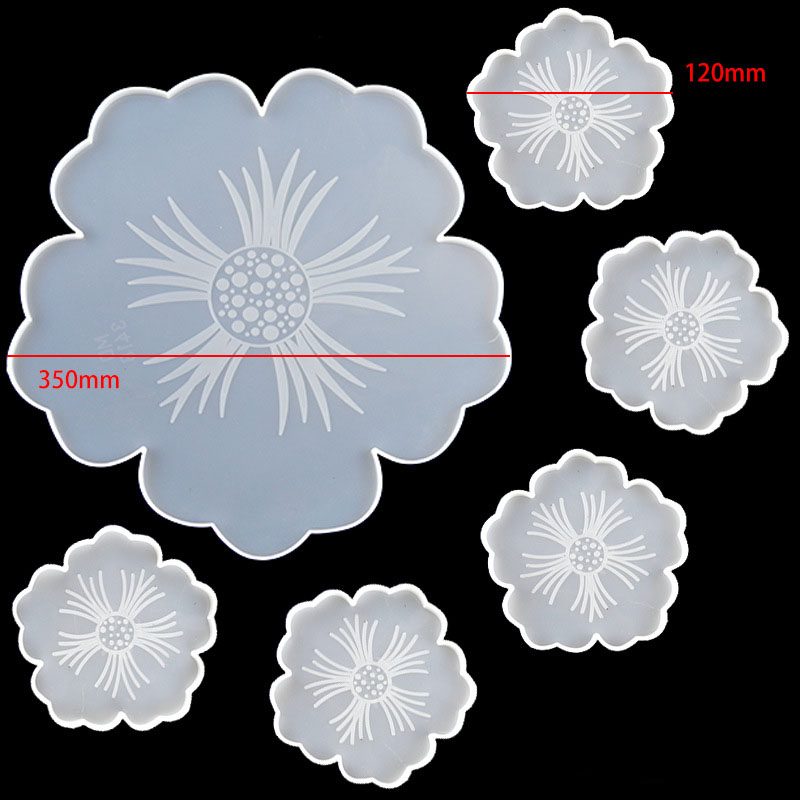 Large Flower Plate Pad Silicon - Epoxy Uv Resin Kit ulasan dan harga