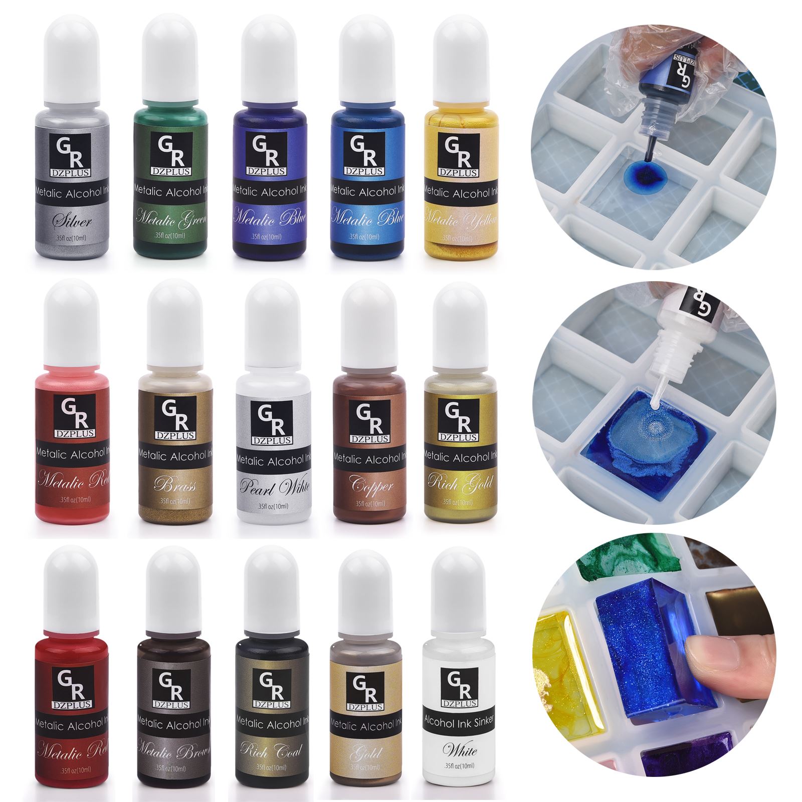 1 Set Resin Pigment Kit Art In - Resin Pigment Set ulasan dan harga